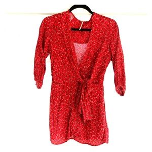 Red Free People dress